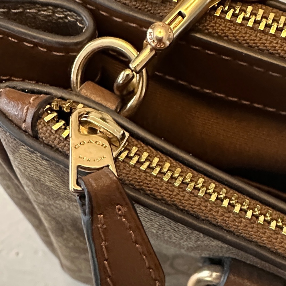 Coach Signature Margo Carryall Satchel - Picture 7 of 8